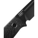 BENCHMADE Bushcrafter Carbon Fiber AllBlack túlélőkés - 163BK