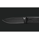 BENCHMADE Bushcrafter Carbon Fiber AllBlack túlélőkés - 163BK