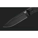 BENCHMADE Bushcrafter Carbon Fiber AllBlack túlélőkés - 163BK