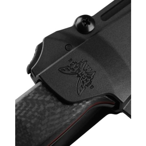 BENCHMADE Mini Bushcrafter Carbon Fiber AllBlack túlélőkés - 165BK