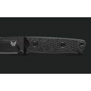 BENCHMADE Mini Bushcrafter Carbon Fiber AllBlack túlélőkés - 165BK