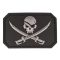 MIL-TEC Pvc skull w.swords 3D patch