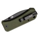 WE KNIFE Banter Green Micarta zsebkés