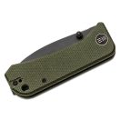 WE KNIFE Banter Green Micarta zsebkés