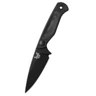 BENCHMADE Dacian Black Canvas Micarta fixpengés
