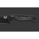 BENCHMADE Dacian Black Canvas Micarta fixpengés - 203BK-02