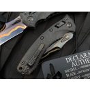 MARFIONE CUSTOM Amphibian Stippled Copper Backspacer Carbon Fiber Mai Baker Forge Damascus zsebkés - 204-MCK