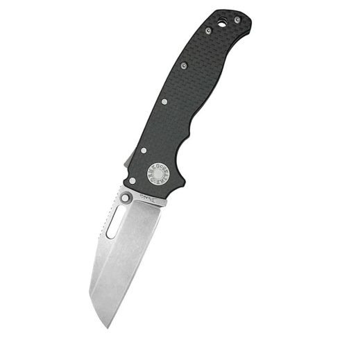 DEMKO KNIVES AD20.5 Shark Foot S35VN Carbon Fiber zsebkés - 205-S35-SFCF