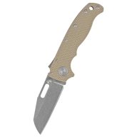 DEMKO KNIVES AD20.5 Shark Foot S35VN Coyote G-10 zsebkés