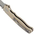 DEMKO KNIVES AD20.5 Shark Foot S35VN Coyote G-10 zsebkés - 205-S35-SFCT