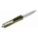 MICROTECH Makora D/E Stonewash Standard OD Green OTF rugós bicska - 206-10ODS