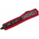 MICROTECH Makora Red Bubble Inlays Black Blade OTF rugós bicska