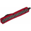 MICROTECH Makora Red Bubble Inlays Black Blade OTF rugós bicska