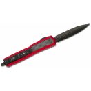 MICROTECH Makora Red Bubble Inlays Black Blade OTF rugós bicska