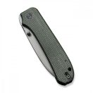 WE KNIFE Big Banter Green Micarta zsebkés