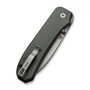 WE KNIFE Big Banter Green Micarta zsebkés