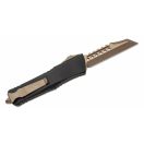 MICROTECH Combat Troodon Hellhound and Warhound Death Card Set Apocalyptic Bronze OTF rugós bicska