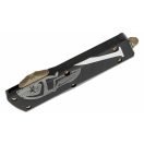 MICROTECH Combat Troodon Hellhound and Warhound Molon Labe Set Apocalyptic Bronze OTF rugós bicska
