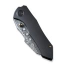 WE KNIFE High-Fin Hakkapella Damascus Titanium zsebkés - 22005-DS1