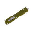 MICROTECH Dirac D/E Stonewash Standard OD Green OTF rugós bicska