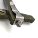 MICROTECH Dirac D/E Stonewash Standard OD Green OTF rugós bicska