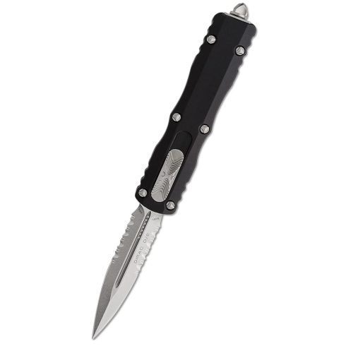 MICROTECH Dirac D/E Stonewash Standard Partial Serration OTF rugós bicska