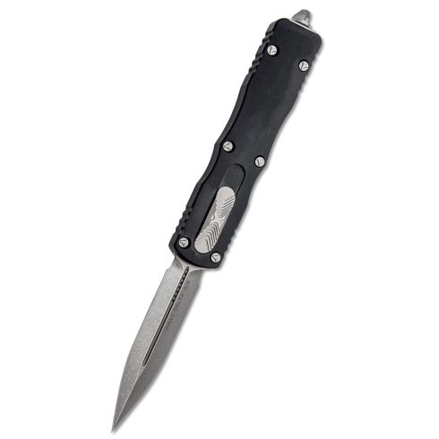 MICROTECH Dirac Delta D/E Stonewash Standard OTF rugós bicska - 227-10