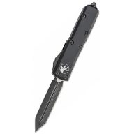   MICROTECH UTX-85 Spartan D/E Black Tactical Standard OTF rugós bicska