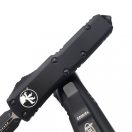 MICROTECH UTX-85 Spartan D/E Black Tactical Standard OTF rugós bicska