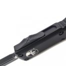 MICROTECH UTX-85 Spartan D/E Black Tactical Standard OTF rugós bicska