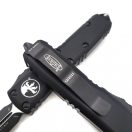 MICROTECH UTX-85 Spartan D/E Black Tactical Standard OTF rugós bicska