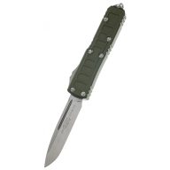   MICROTECH UTX-85 Stepside Stonewash OD Green Standard OTF rugós bicska