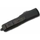 MICROTECH UTX-85 D/E DLC Damascus Black OTF rugós bicska - 232-16DLCTSH