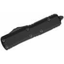 MICROTECH UTX-85 D/E DLC Damascus Black OTF rugós bicska - 232-16DLCTSH