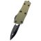 MICROTECH Mini Troodon D/E SS Od Green G-10 OTF rugós bicska - 238-1GTODS