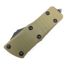 MICROTECH Mini Troodon D/E SS Od Green G-10 OTF rugós bicska