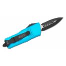 MICROTECH Mini Troodon D/E Black Plain OTF rugós bicska - 238-3TQ