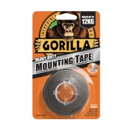   GORILLA Heavy Duty Mounting Black Tape Fekete Kétoldalas Ragasztószalag Kültérre is