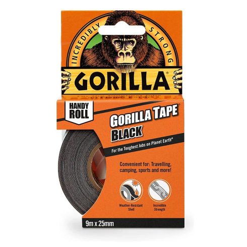 GORILLA Tape Handy Roll Fekete Extra Erős Ragasztószalag 