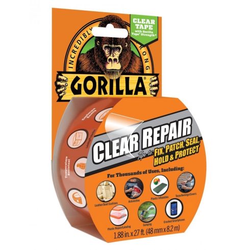 GORILLA Tape Crystal Clear Repair Vízálló Kristálytiszta Javítószalag 