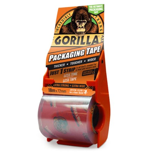 GORILLA Packing Tape Csomagolószalag Adagolóval Extra Erős 