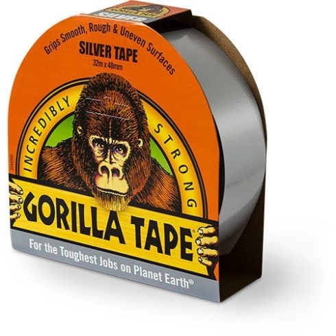 GORILLA Tape Silver Szürke Extra Erős Ragasztószalag 32 mm