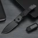 KIZER Coywolf Damascus Ti Carbon zsebkés - 3685A1