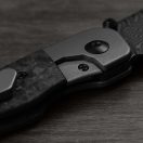 KIZER Coywolf Damascus Ti Carbon zsebkés