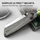 KIZER Madrac Norplex UltreX Micarta zsebkés