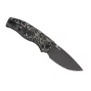 KIZER Glaux Vortex Pattern Micarta Gray PVD Stonewashed zsebkés - 3801A2