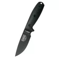 ESEE Model 3 AllBlack 3D Handle túlélőkés