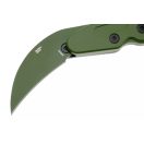 CRKT Provoke Aluminium green karambit - 4040BG