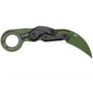 CRKT Provoke Aluminium green karambit - 4040BG