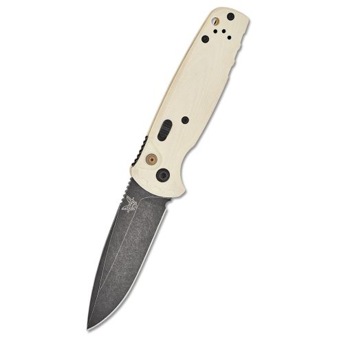 BENCHMADE CLA DLC MagnaCut Ivory G-10 rugós bicska - 4300BK-03